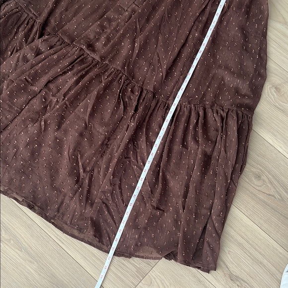 ASOS Brown Long Sleeve Dress - Picture 12 of 15